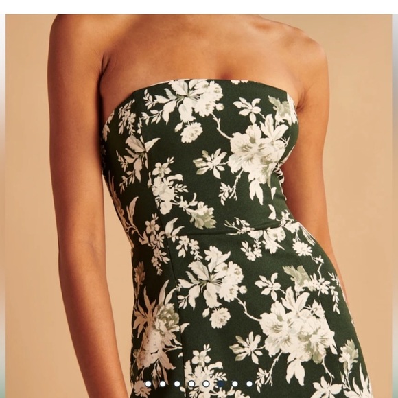 Abercrombie & fitch flower print women’s Strapless Mini Dress size small - Picture 7 of 16